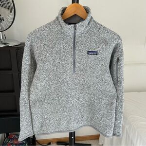 Patagonia Better Sweater 1/4 Zip Pullover Gray Women’s Medium